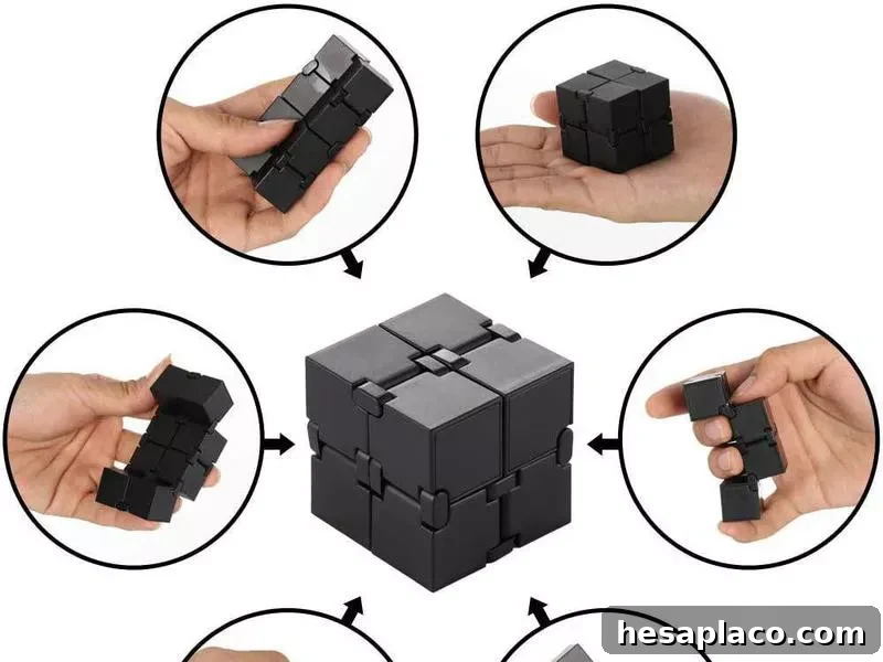 Infinity Cube Fidget Toy for Adults