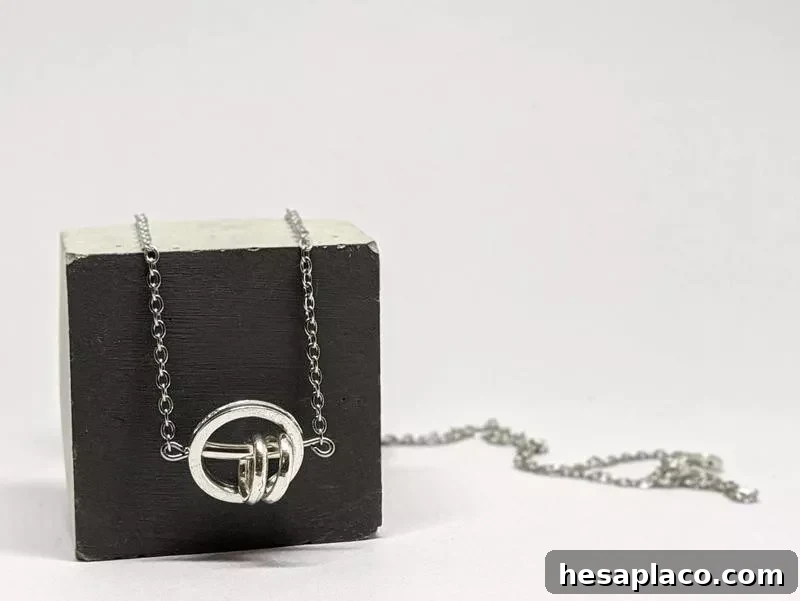 Fidget Spinner Necklace for Adults