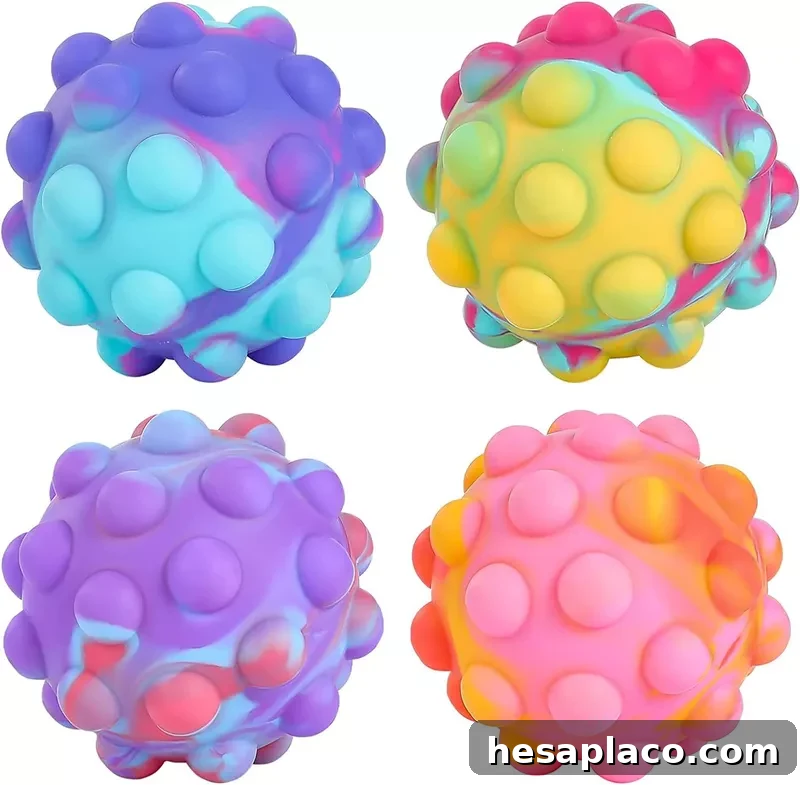 Genuvi Pop Ball It Fidget Toy