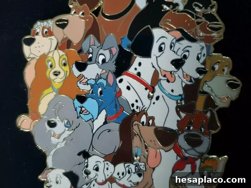 Disney Auctions Jumbo Disney Dogs Pin