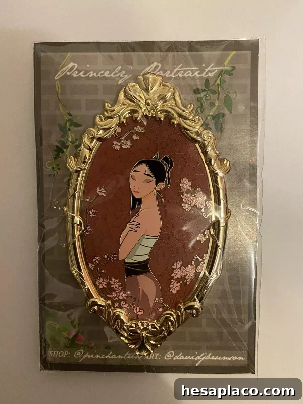 Pinchantress Princely Portraits Mulan Fantasy Pin