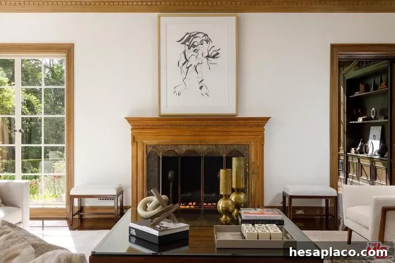 Classic fireplace