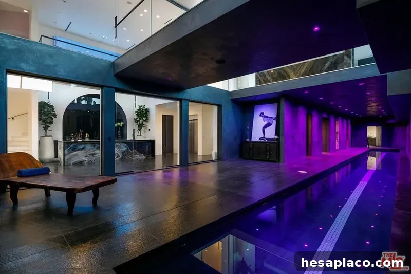 Interior wading pool