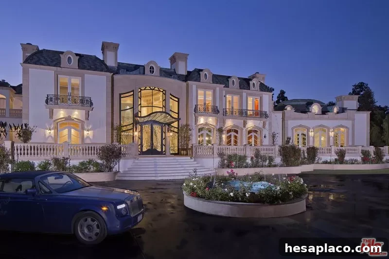 Massive modern mansion in Beverly Hills