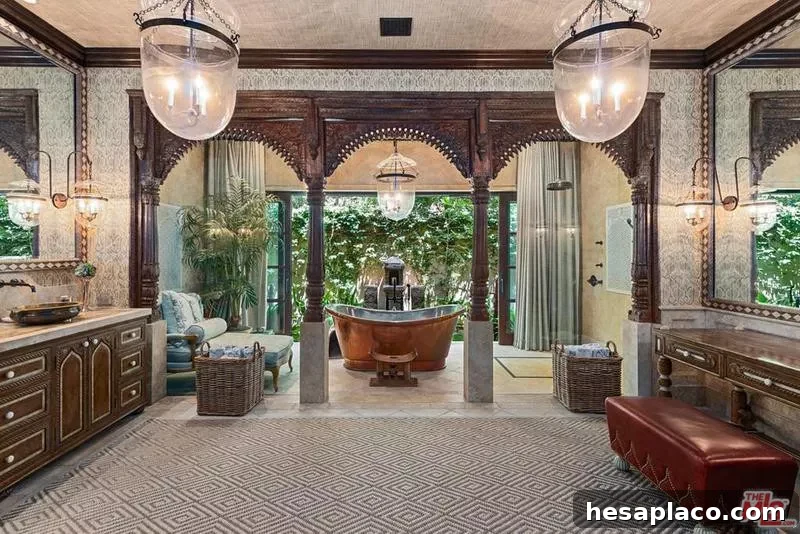 Bali-inspired house in Malibu