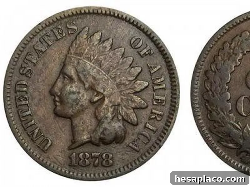 1878 Indian Head Cent