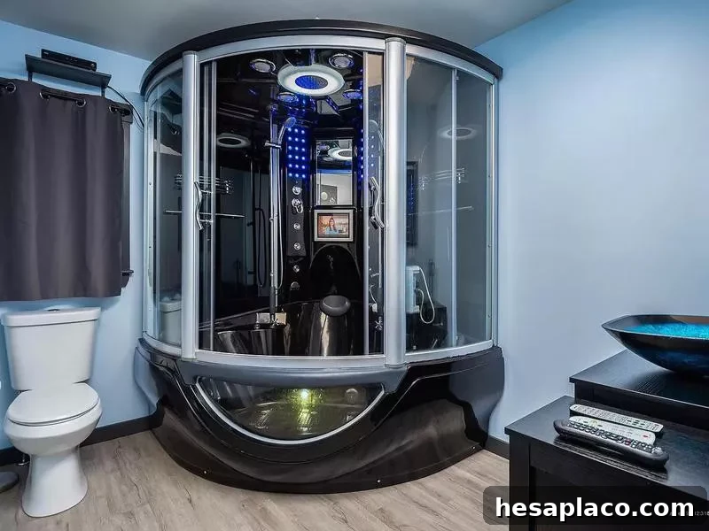 Futuristic bathroom