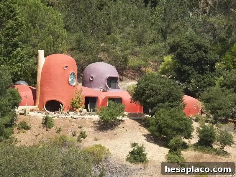 Flintstone house in California