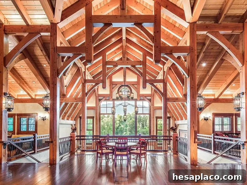 Lavish wooden home