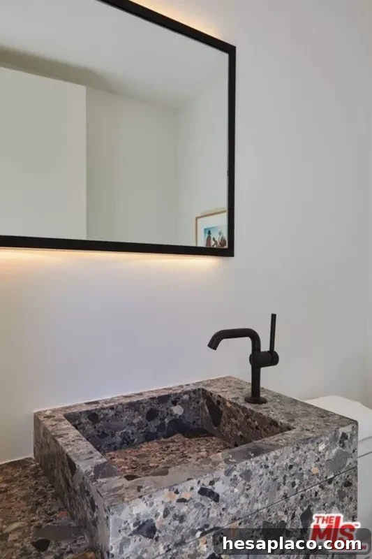Marble sink