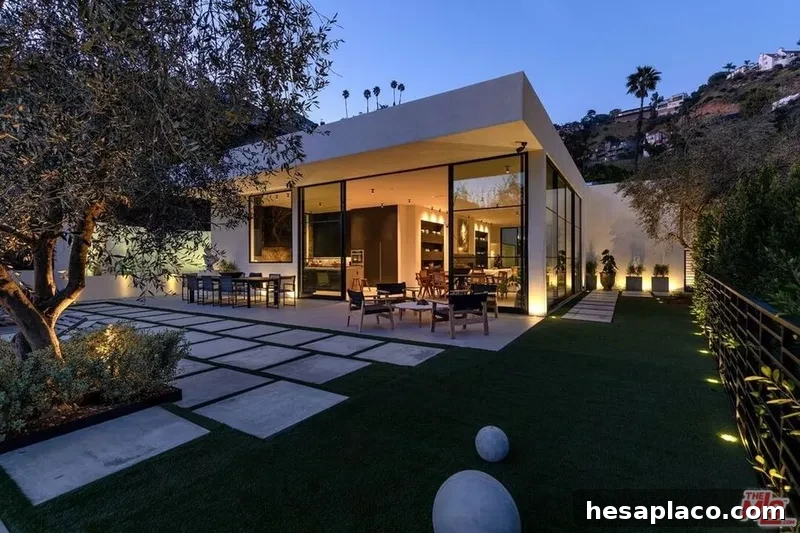 Bobby Flay's backyard