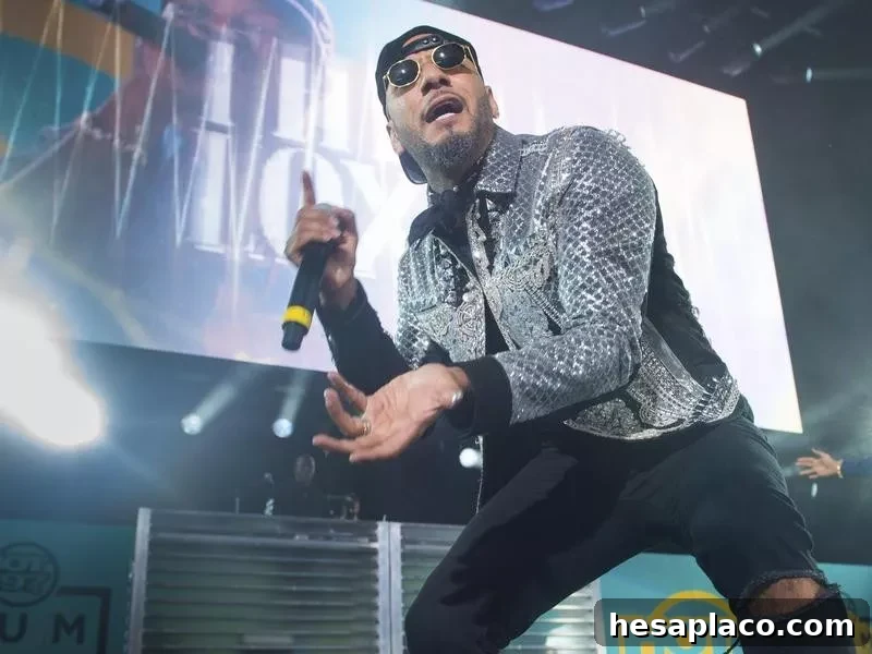 Swizz Beatz performing