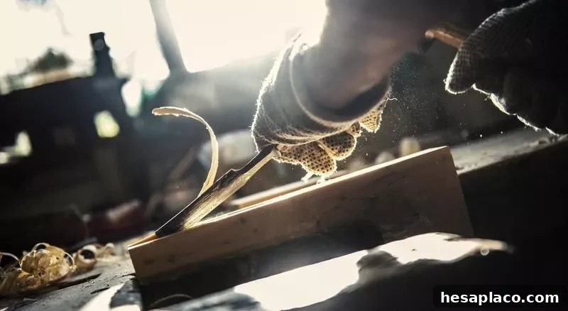 Wood carving