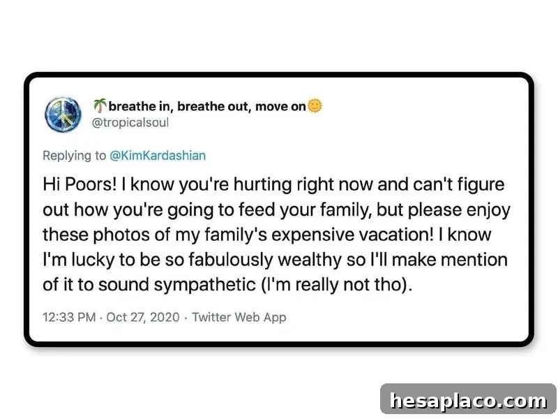 Don't hate us because we're rich and famous