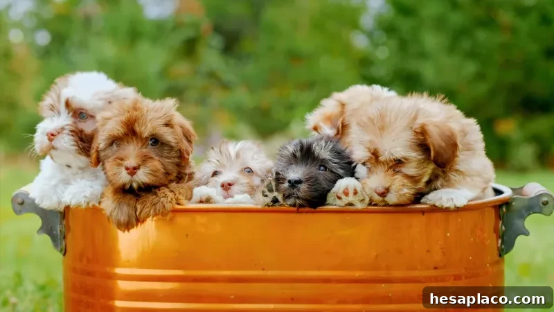 Shih-Poo puppies