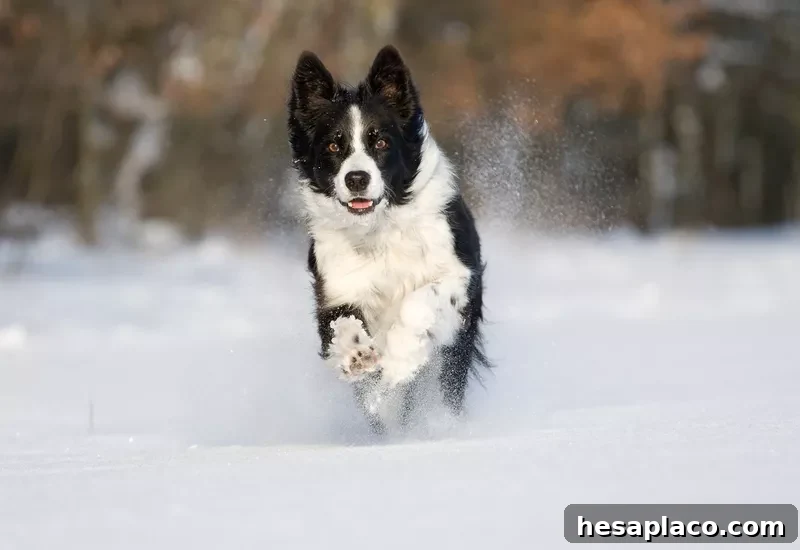 Border Collie running