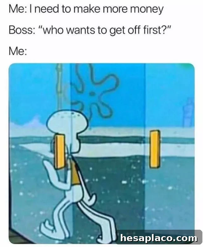Leaving work