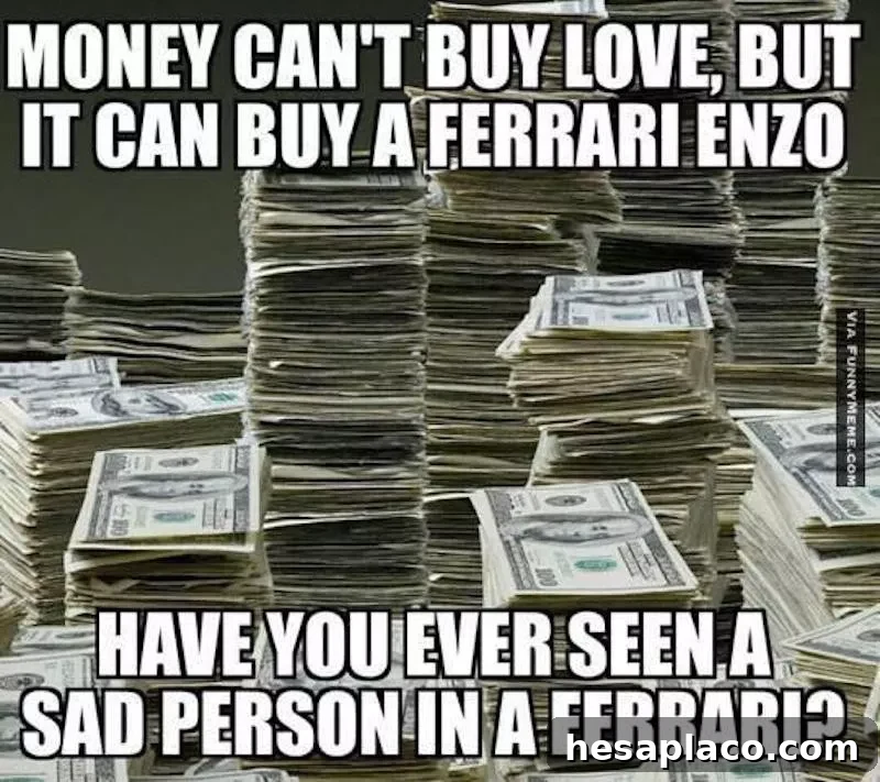Money can't buy love