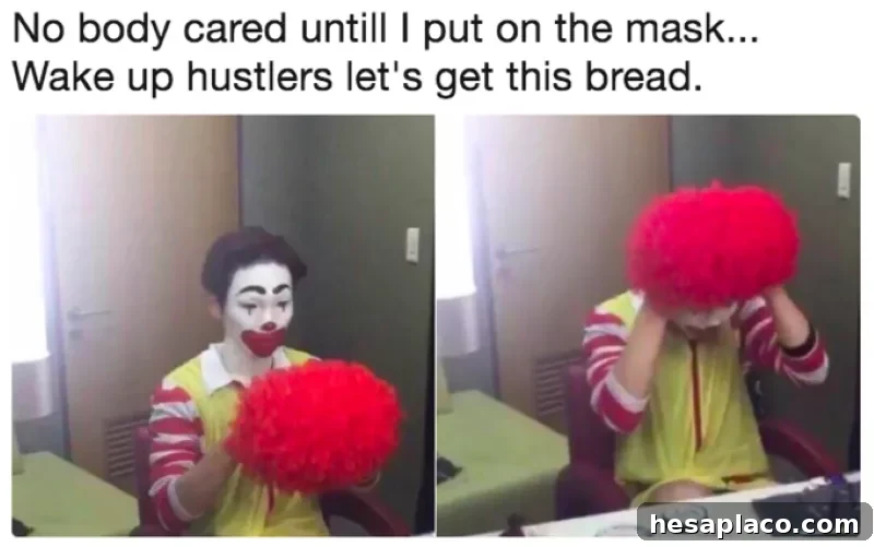 Clown moneymaker