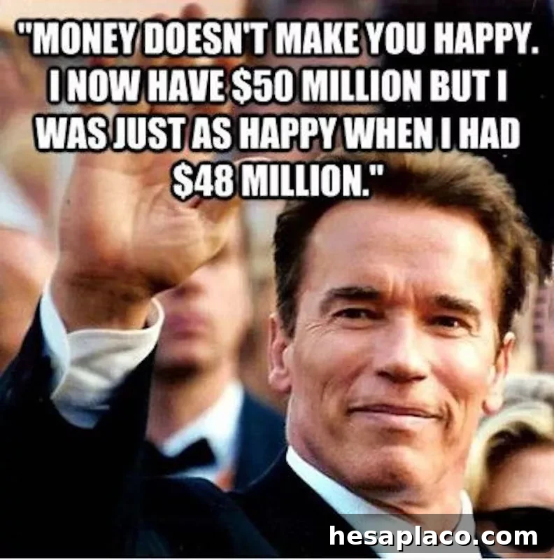 Arnold Schwarzenegger the millionaire