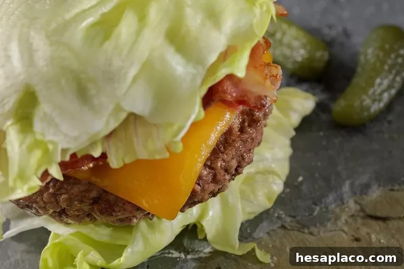 Burger with no buns