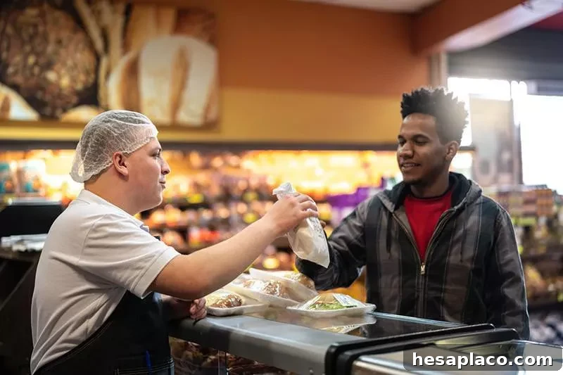 Buying food