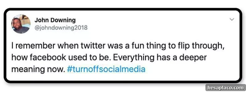 Turn off social media