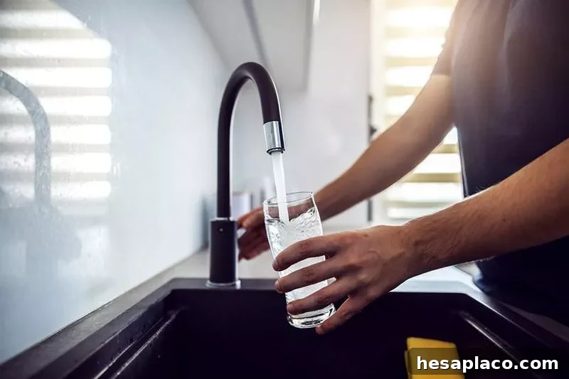 Glass of water