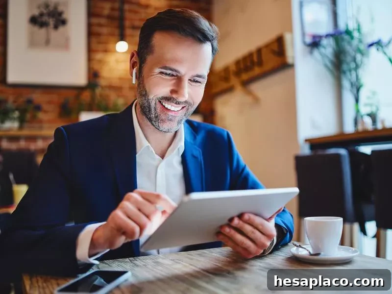 Man dressed up while remote working