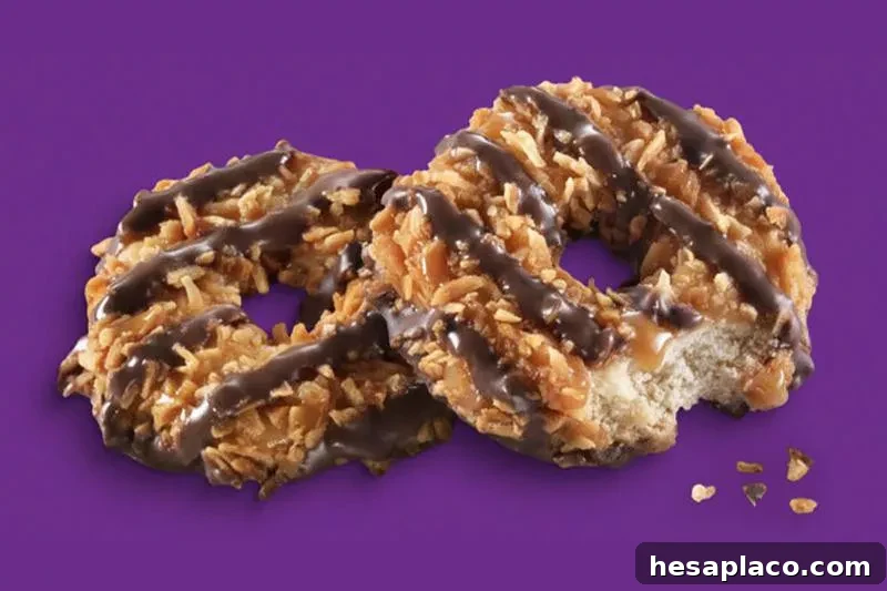 Samoas Girl Scout cookies