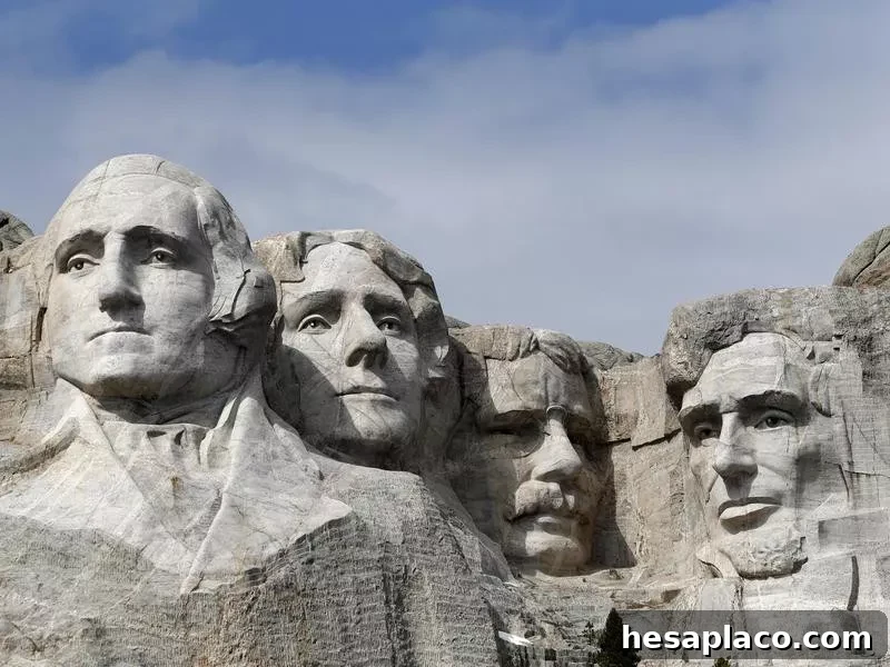 Mount Rushmore in Keystone, South Dakota