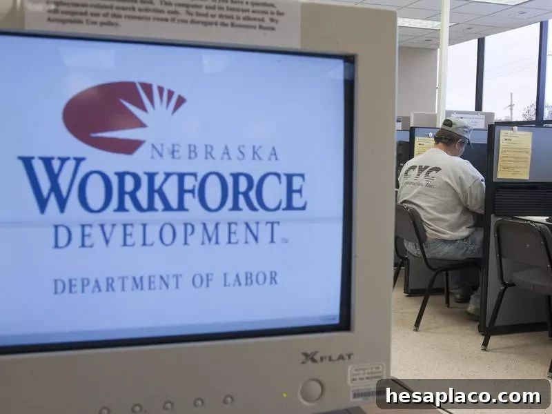 Job seeker in Omaha, Nebraska