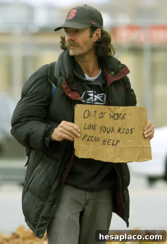 Man looking for work in Portland