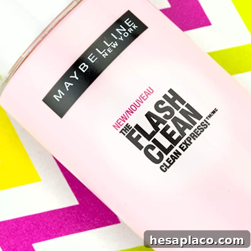 Maybelline New York Flash Clean Express Makeup Removing Lotion