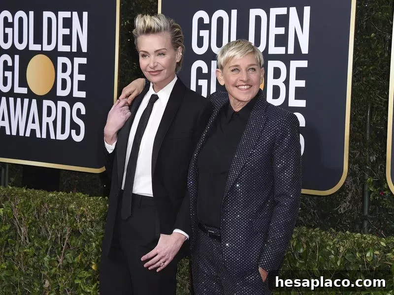 Ellen DeGeneres and Portia de Rossi