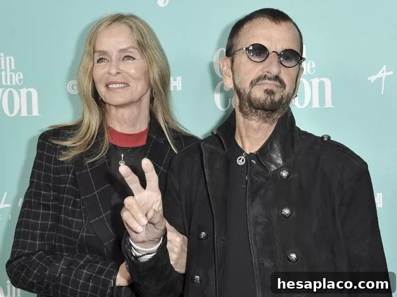 Barbara Bach and Ringo Starr