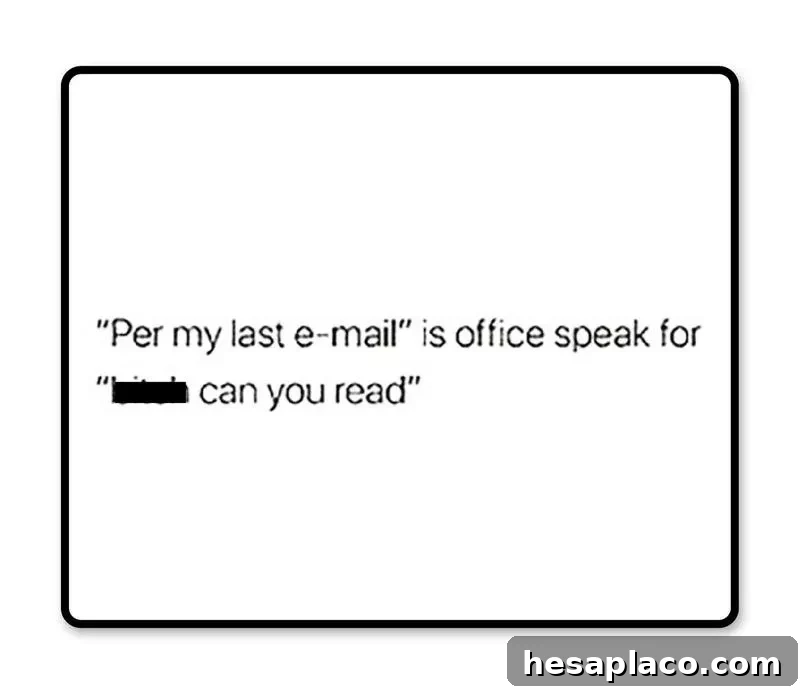 Office speak