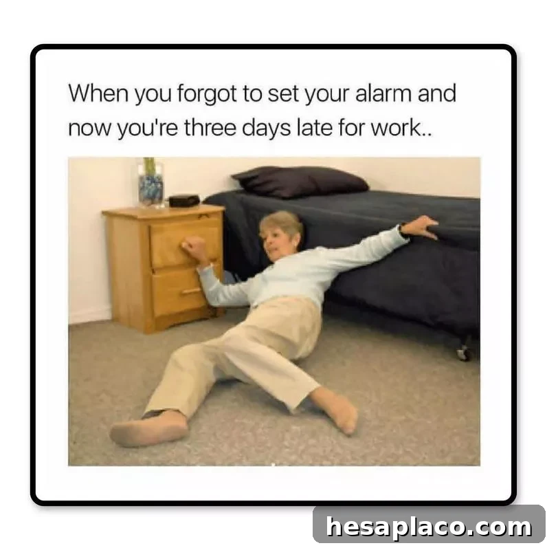 Late for work