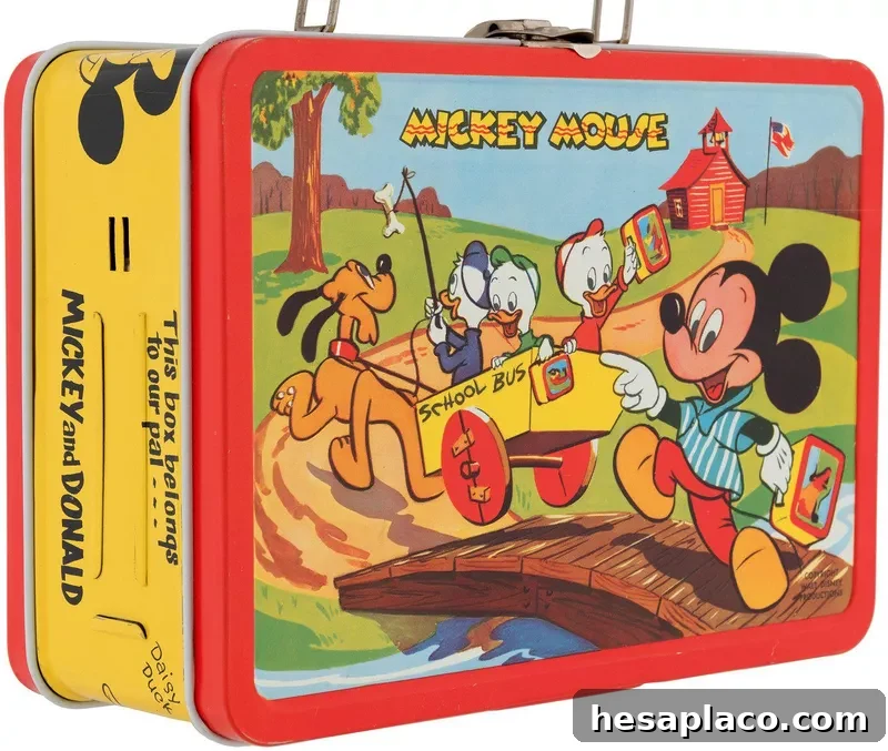 Mickey mouse lunch box