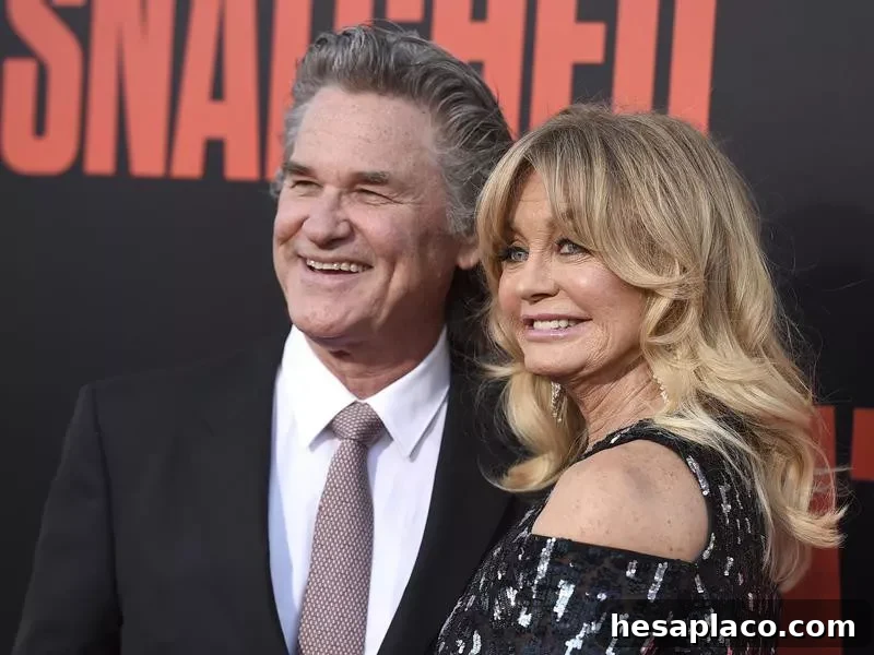 Goldie Hawn and Kurt Russell