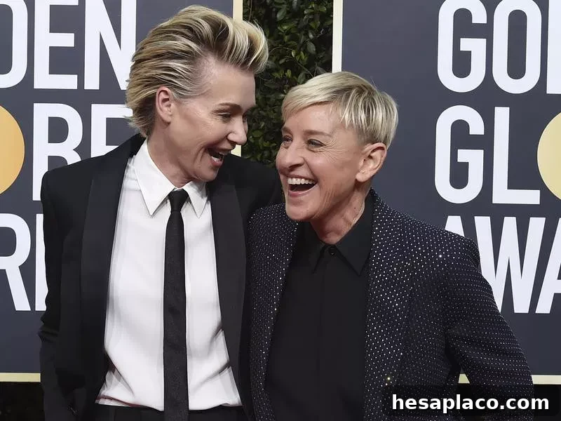 Ellen DeGeneres and Portia de Rossi