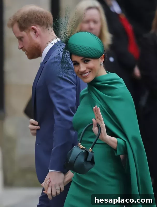 Meghan Markle and Prince Harry in 2020
