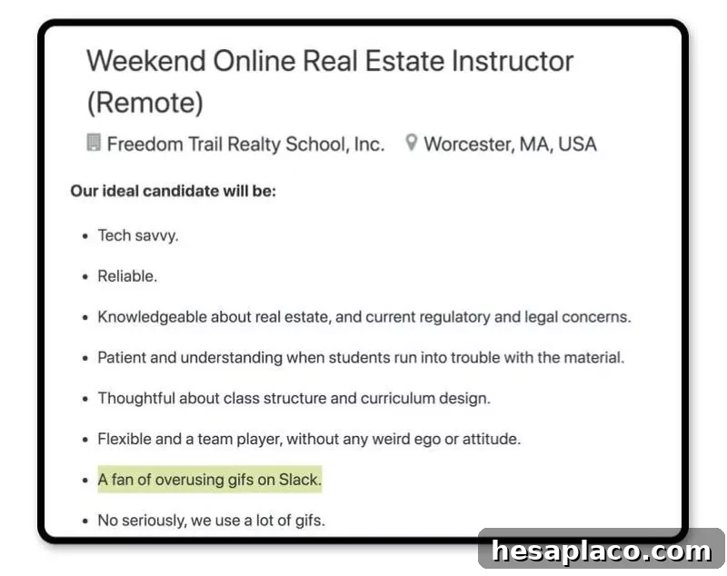 Gif-ready job