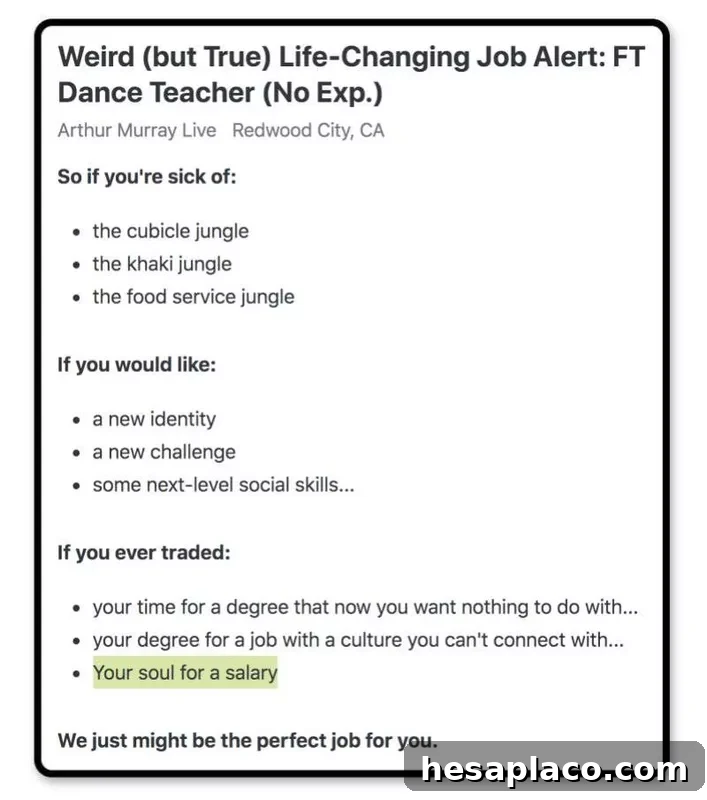 Soul-protective job