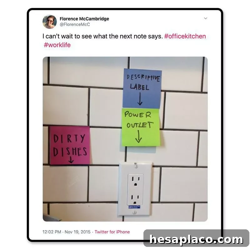 Humor in the kitchen