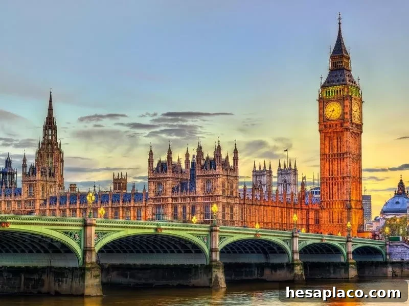 Westminster Palace and Westminster Bridge
