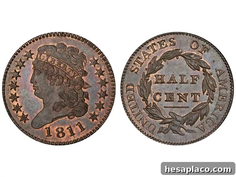 1811 C1 Classic Head Half Cent