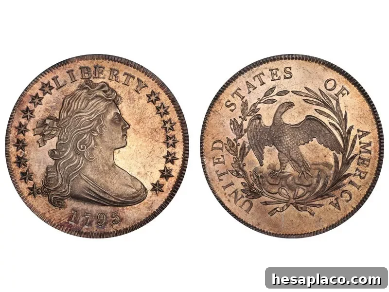 1795 Draped Bust Silver Dollar