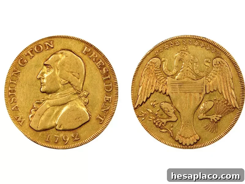 1792 Washington Gold Eagle Pattern