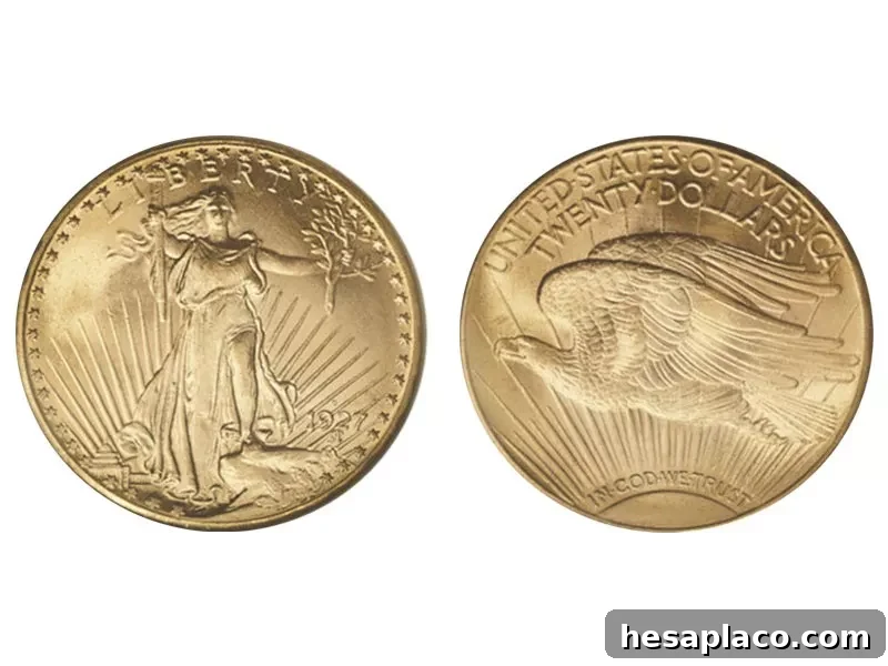 1927-D Saint-Gaudens Double Eagle